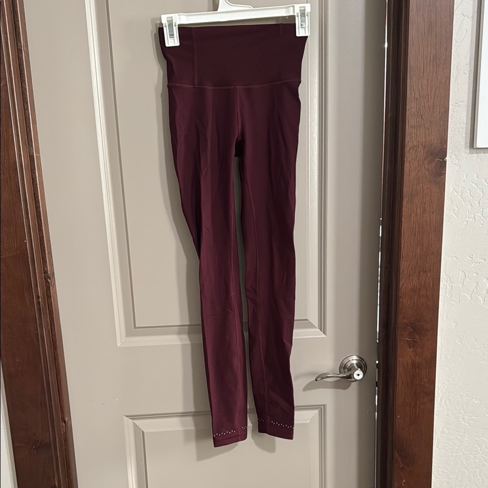 lululemon athletica Burgundy Leggings